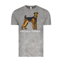 Cloud Rock airedale terrier crazy dog lover sweatshirt Vintage Tee - linhVisuals