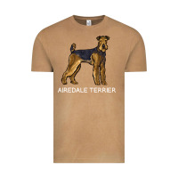 Vintage Camel airedale terrier crazy dog lover sweatshirt Vintage Tee - linhVisuals