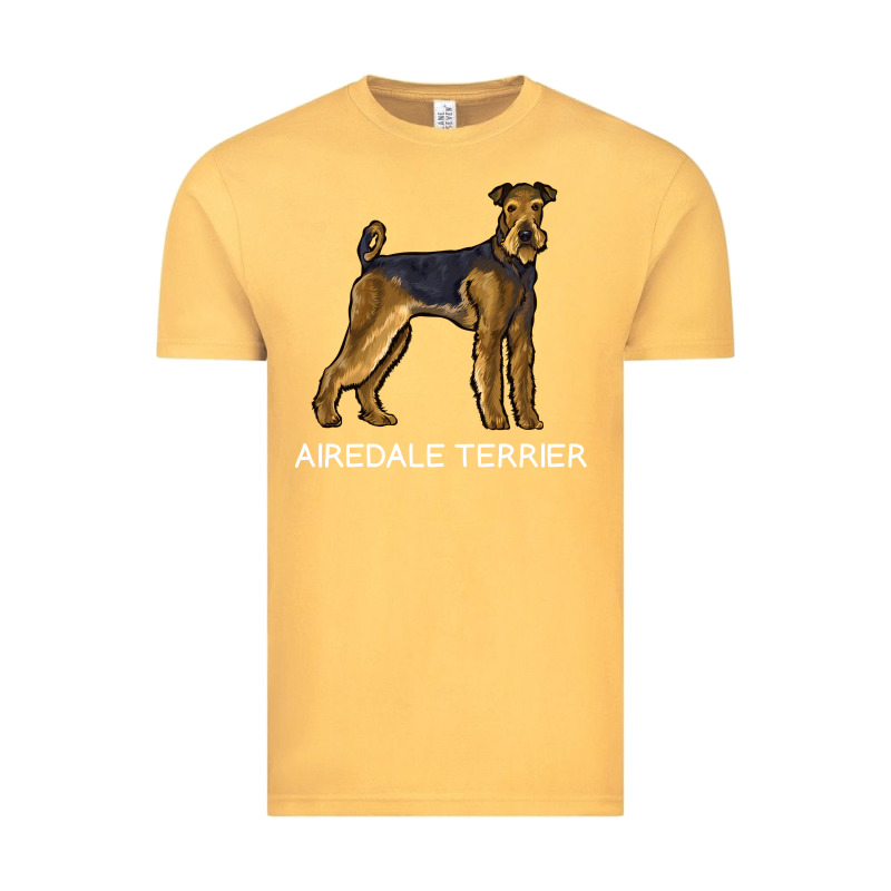 Airedale Terrier Crazy Dog Lover Sweatshirt Vintage Tee by linhVisuals | Teevron
