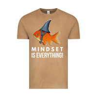 Vintage Camel mindset motivational quote cute goldfish shark fish t shirt Vintage Tee - linhVisuals