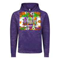 Cloud Purple Halloween Gnomes Vintage Hoodie - texasbilliewilder