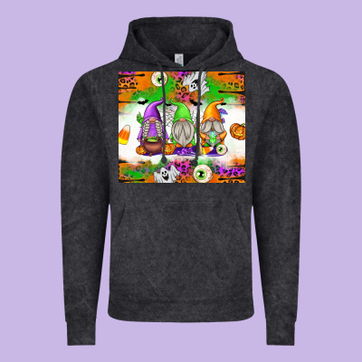 Halloween Gnomes Vintage Hoodie Designed By Texasbilliewilder