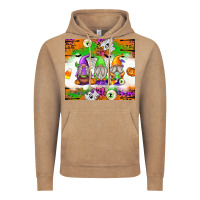Vintage Coffee Halloween Gnomes Vintage Hoodie - texasbilliewilder