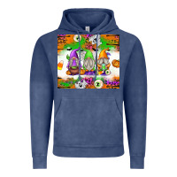 Vintage Denim Halloween Gnomes Vintage Hoodie - texasbilliewilder
