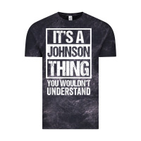 Cloud Black it's a johnson thing   you wouldn't understand   family name t shirt Vintage Tee - linhVisuals
