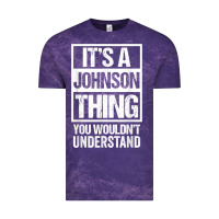 Cloud Purple it's a johnson thing   you wouldn't understand   family name t shirt Vintage Tee - linhVisuals