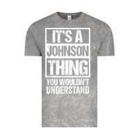 Cloud Rock it's a johnson thing   you wouldn't understand   family name t shirt Vintage Tee - linhVisuals