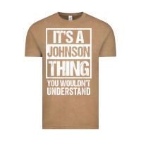 Vintage Coffee it's a johnson thing   you wouldn't understand   family name t shirt Vintage Tee - linhVisuals