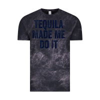 Cloud Black womens tequila made me do it tank tops for women summer drinking tank Vintage Tee - linhVisuals