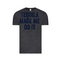 Vintage Black womens tequila made me do it tank tops for women summer drinking tank Vintage Tee - linhVisuals