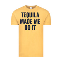 Vintage Mustard womens tequila made me do it tank tops for women summer drinking tank Vintage Tee - linhVisuals