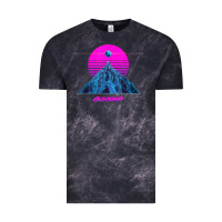 Cloud Black pink sun   official gunship t shirt Vintage Tee - linhVisuals