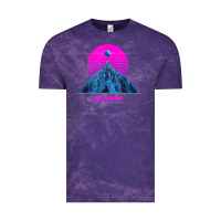 Cloud Purple pink sun   official gunship t shirt Vintage Tee - linhVisuals