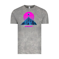 Cloud Rock pink sun   official gunship t shirt Vintage Tee - linhVisuals