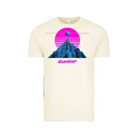 Vintage Arctic pink sun   official gunship t shirt Vintage Tee - linhVisuals