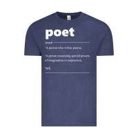 Vintage Denim poet definition funny for poet drama poetry poems t shirt Vintage Tee - linhVisuals