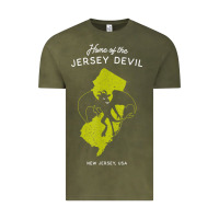 Vintage Olive home of the jersey devil   new jersey, usa t shirt Vintage Tee - linhVisuals