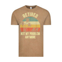 Vintage Coffee retired shirt not my problem anymore funny retirement t shirt Vintage Tee - linhVisuals