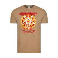 Vintage Coffee papa roach   official merchandise  cut my life into pizzas t shirt Vintage Tee - linhVisuals