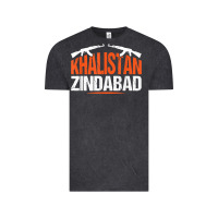 Vintage Black sikh khalistan zindabad singh punjabi t shirt Vintage Tee - linhVisuals