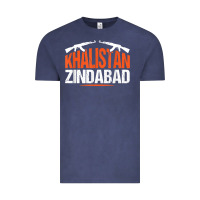 Vintage Denim sikh khalistan zindabad singh punjabi t shirt Vintage Tee - linhVisuals