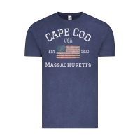 Vintage Denim cape cod massachusetts american flag usa travel vintage pullover hoodi Vintage Tee - linhVisuals