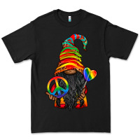 Black LGBTQ+ Pride Gnome With Candy Premium Tee - BundleAndBundleShop