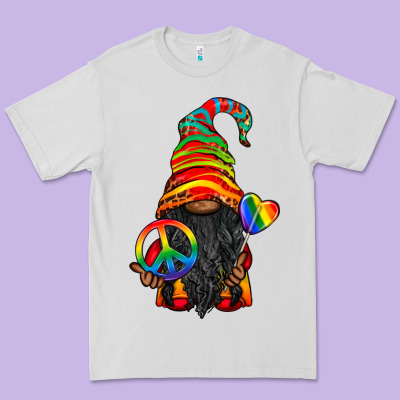 Lgbtq+ Pride Gnome With Candy Premium Tee Designed By Bundleandbundleshop