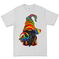 Dove Grey LGBTQ+ Pride Gnome With Candy Premium Tee - BundleAndBundleShop