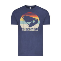 Vintage Denim retro more cowbell shirt funny drummer gift vintage t shirt Vintage Tee - linhVisuals