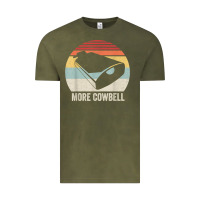 Vintage Olive retro more cowbell shirt funny drummer gift vintage t shirt Vintage Tee - linhVisuals