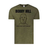 Vintage Olive bobby hill that boy ain't right [tw] Vintage Tee - linhVisuals