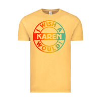 Vintage Mustard i wish a karen would t shirt Vintage Tee - linhVisuals