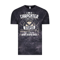 Cloud Black i can't fix stupid   funny carpentry woodworking carpenter t shirt Vintage Tee - linhVisuals