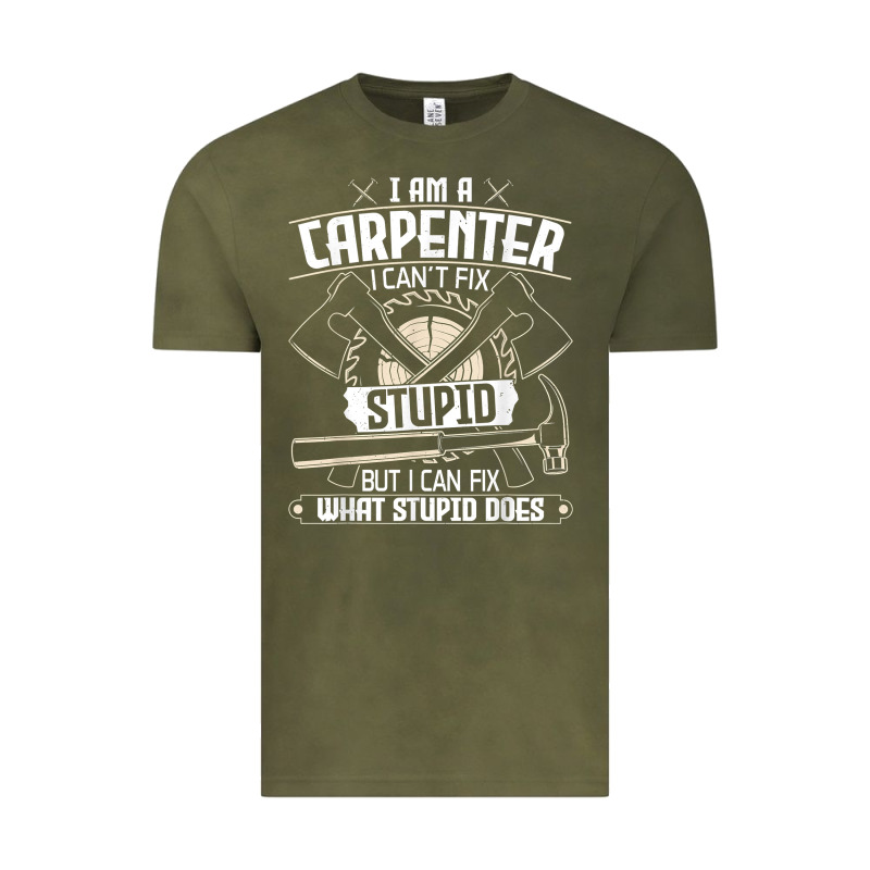 I Can't Fix Stupid   Funny Carpentry Woodworking Carpenter T Shirt Vintage Tee by linhVisuals | Teevron