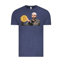 Vintage Denim el salvador bitcoin bukele legal tender cryptocurrency btc t shirt Vintage Tee - linhVisuals
