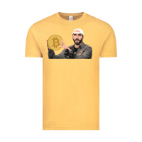 Vintage Mustard el salvador bitcoin bukele legal tender cryptocurrency btc t shirt Vintage Tee - linhVisuals