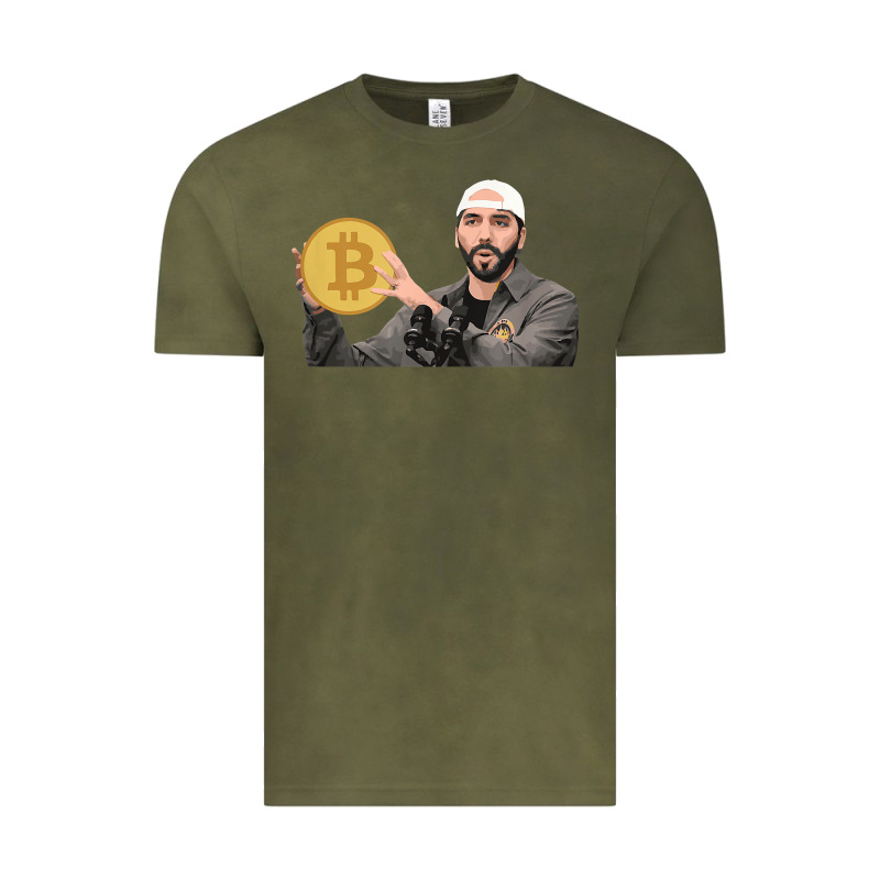 El Salvador Bitcoin Bukele Legal Tender Cryptocurrency Btc T Shirt Vintage Tee by linhVisuals | Teevron