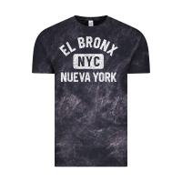 El Bronx Nueva York Nyc Gym Style Distressed White Print T Shirt Vintage Tee | Teevron