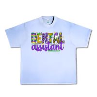 Grape Ice Mardi Gras Dental Assistant Urban Heavy Tee - NancyCooperArtShop