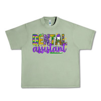 Oil Green Mardi Gras Dental Assistant Urban Heavy Tee - NancyCooperArtShop