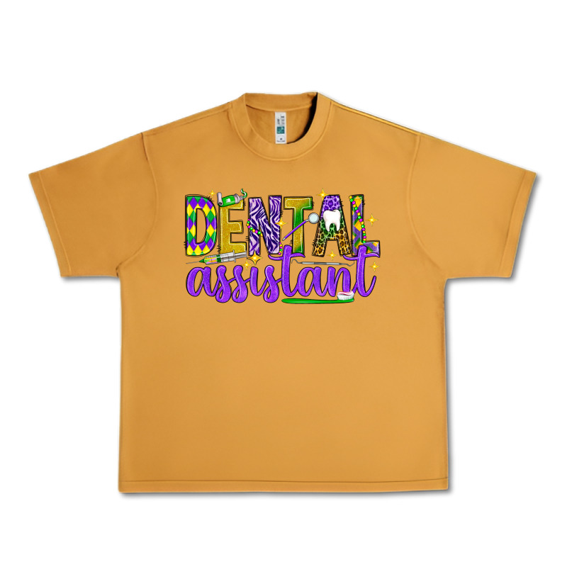 Mardi Gras Dental Assistant Urban Heavy Tee by NancyCooperArtShop | Teevron