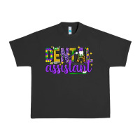 Pigment Black Mardi Gras Dental Assistant Urban Heavy Tee - NancyCooperArtShop