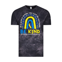 Be Kind Down Syndrome Awareness Blue Ribbon Rainbow March 21 T Shirt Vintage Tee | Teevron