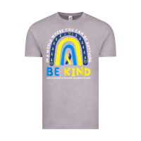 Vintage Zinc be kind down syndrome awareness blue ribbon rainbow march 21 t shirt Vintage Tee - linhVisuals