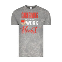 Cloud Rock caregiving is a work of heart caregiver gifts for men, women t shirt Vintage Tee - linhVisuals