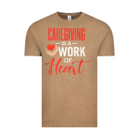 Vintage Coffee caregiving is a work of heart caregiver gifts for men, women t shirt Vintage Tee - linhVisuals