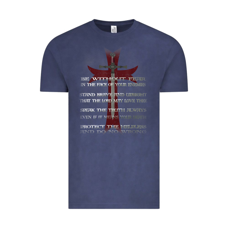 Knights Templar Crusader Cross Ring Order Be Without Fear T Shirt Vintage Tee by linhVisuals | Teevron