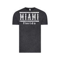 Vintage Black miami florida souvenir t shirt Vintage Tee - linhVisuals