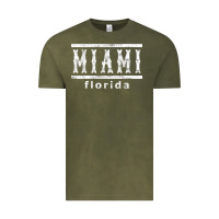 Miami Florida Souvenir T Shirt Vintage Tee | Teevron